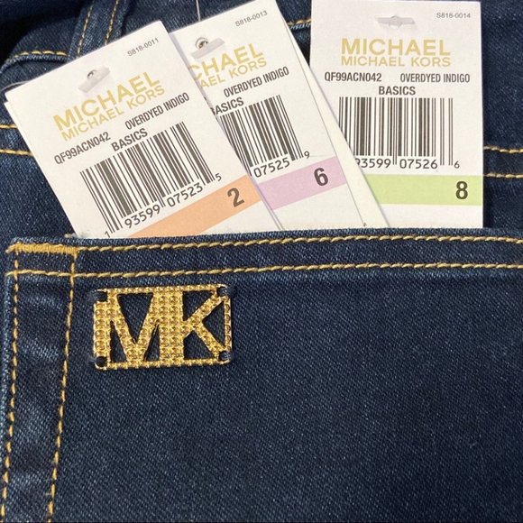 ππHPππ Michael Kors Selma Skinny Dark Wash NWT - Picture 8 of 8